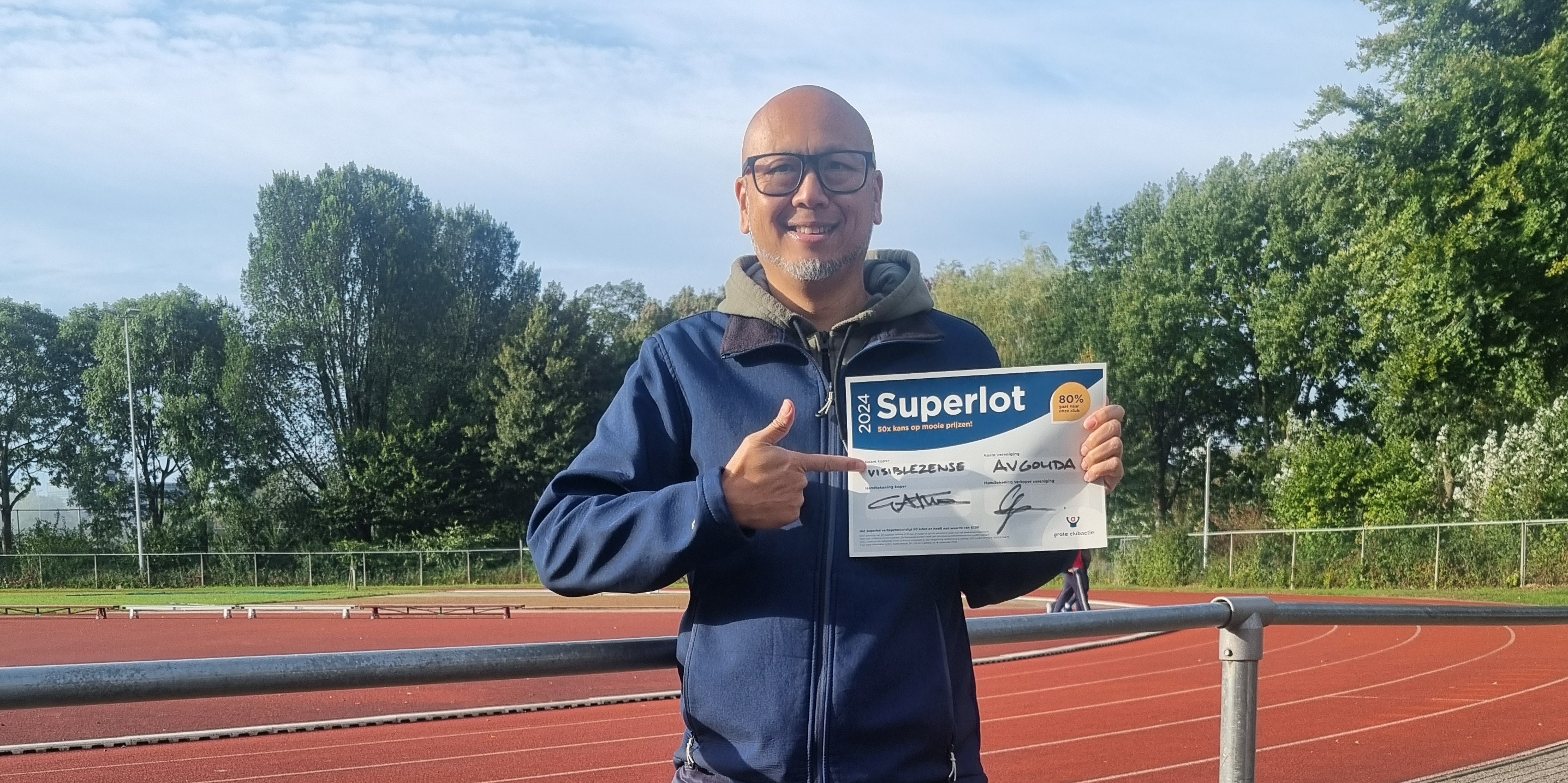 Bedankt VisibleZense voor aankoop Superlot!