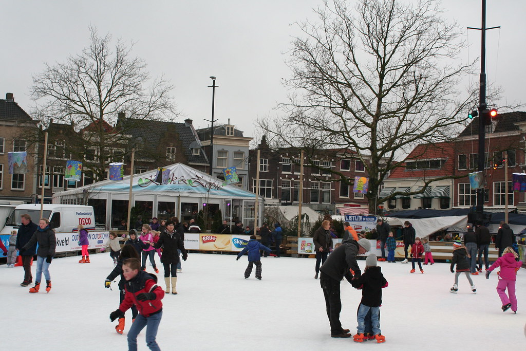 8 januari pupillentraining op de schaatsbaan